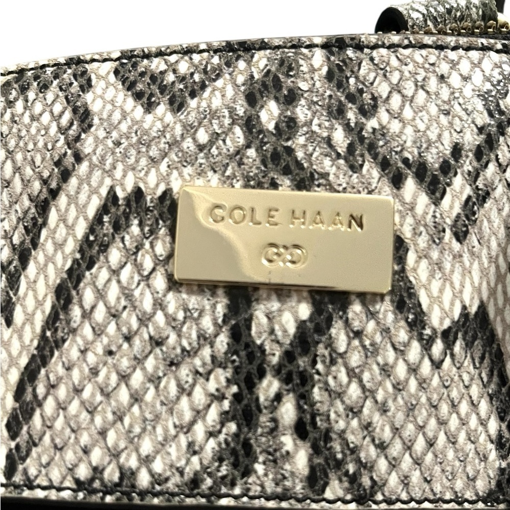 Cole Haan Ellie Leather Snakeskin Purse - Picture 7 of 7